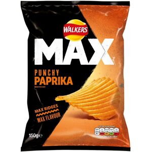 Walkers Crisps Max Paprika Sharing Crisps 150 g Walkers Crisps Max Paprika Sharing Crisps 150 g