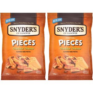 Snyder's of Hanover Snyders Pretzel Pieces Cheddar Cheese 10x110g Pack of 2 Snyder's of Hanover Snyders Pretzel Pieces Cheddar Cheese 10x110g Pack of 2