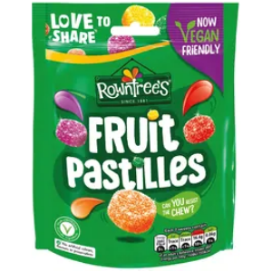 Nestle Rowntrees Fruit Pastilles Sweets Bag 143g Nestle Rowntrees Fruit Pastilles Sweets Bag 143g