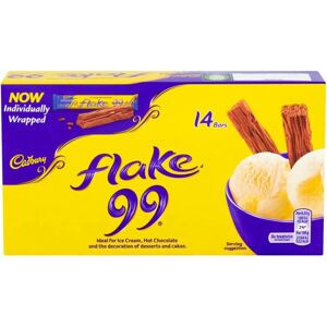 Cadbury Flake 99 Chocolate Bar Individually Wrapped Flaky Milk Chocolate Ba Cadbury Flake 99 Chocolate Bar Individually Wrapped Flaky Milk Chocolate Ba