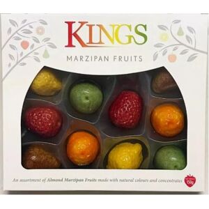 Soolar Marzipan Fruit Gift Box Marzipan Fruit Sweets 150g with a Thank You Sticke Soolar Marzipan Fruit Gift Box Marzipan Fruit Sweets 150g with a Thank You Sticke