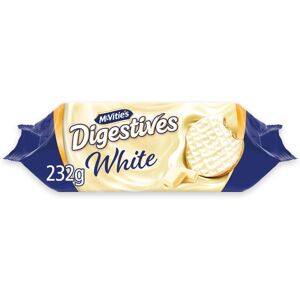 McVitie's McVities White Digestive Biscuits 232 g Pack of 1 McVitie's McVities White Digestive Biscuits 232 g Pack of 1