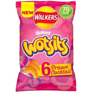 Walkers Wotsits Prawn Cocktail Snacks Crisps 6X135g Walkers Wotsits Prawn Cocktail Snacks Crisps 6X135g
