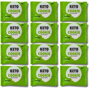 Keto Collective Keto Cookies I 2g Net Carbs I 30g x 12 I Low Sugar I Made w Keto Collective Keto Cookies I 2g Net Carbs I 30g x 12 I Low Sugar I Made w