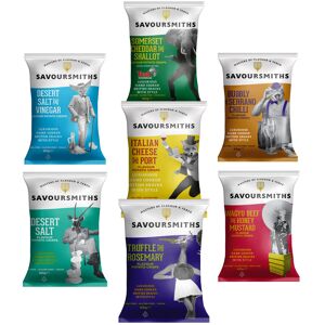 SAVOURSMITHS Taster Pack contains selection of Luxury English Potato Crisps SAVOURSMITHS Taster Pack contains selection of Luxury English Potato Crisps