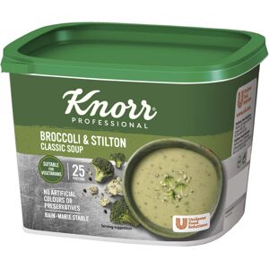 Knorr Classic Broccoli and Stilton Soup Mix 25 Portions Makes 425 Litress Knorr Classic Broccoli and Stilton Soup Mix 25 Portions Makes 425 Litress