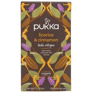 Pukka - Licorice Herbal Cinnamon Bio 20 Sachets - Lot of 3 - Price Per Lot - Fas Pukka - Licorice Herbal Cinnamon Bio 20 Sachets - Lot of 3 - Price Per Lot - Fas