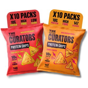 THE CURATORS Protein Chips, Tangy Cheese & THE CURATORS Protein Chips, Tangy Cheese &