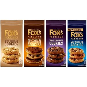 Snackify Fox's Fabulous cookies, Four Luxury Flavours of Snackify Fox's Fabulous cookies, Four Luxury Flavours of