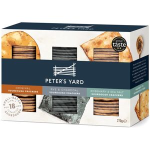Peter's Yard Sourdough Crackers Selection Box for Cheese, 3 Varieties, Great Gif Peter's Yard Sourdough Crackers Selection Box for Cheese, 3 Varieties, Great Gif