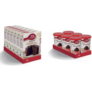 Betty Crocker Gluten Free Devil's Food Chocolate Cake Mix 425g (Pack of 6) & Cho Betty Crocker Gluten Free Devil's Food Chocolate Cake Mix 425g (Pack of 6) & Cho