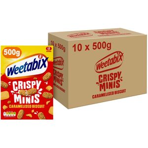 Weetabix Crispy Minis Caramelised Biscuit Breakfast Cereal 500g (Pack of 10) Weetabix Crispy Minis Caramelised Biscuit Breakfast Cereal 500g (Pack of 10)