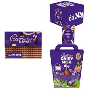 Cadbury Dairy Milk Chocolate Easter Egg & Hunt Bundle - Gifts for Easter, Includ Cadbury Dairy Milk Chocolate Easter Egg & Hunt Bundle - Gifts for Easter, Includ