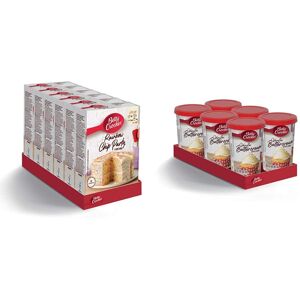 Betty Crocker Betty Crocker Rainbow Chip Party Cake Mix 425g (pack of 6) & Vanil Betty Crocker Betty Crocker Rainbow Chip Party Cake Mix 425g (pack of 6) & Vanil