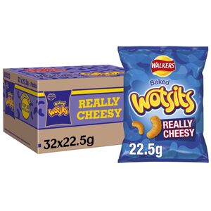 Walkers Crisps Wotsits Really Cheesy Snacks, 22.5g (Case of 32) Walkers Crisps Wotsits Really Cheesy Snacks, 22.5g (Case of 32)