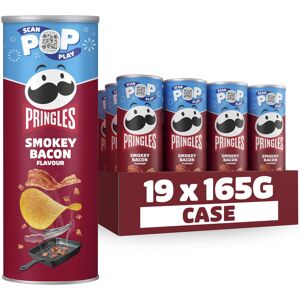Pringles Smokey Bacon Flavour Crisps 19x165g Pringles Smokey Bacon Flavour Crisps 19x165g