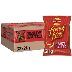 Walkers French Fries Ready Salted Snacks Crisps 21g (Case of 32) Walkers French Fries Ready Salted Snacks Crisps 21g (Case of 32)