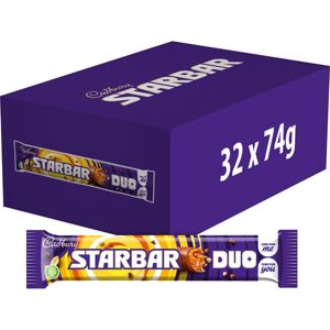 Cadbury Starbar Duo Chocolate Bars, Bulk Buy Treats for Snacking, Sharing & Gift Cadbury Starbar Duo Chocolate Bars, Bulk Buy Treats for Snacking, Sharing & Gift