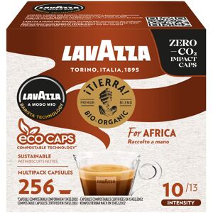 Lavazza A Modo Mio Tierra for Africa, 256 Coffee Capsules for an Espresso with B Lavazza A Modo Mio Tierra for Africa, 256 Coffee Capsules for an Espresso with B
