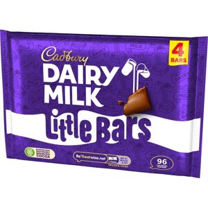 Cadbury Dairy Milk Chocolate Little Bar 18 g Pack of 4 Bars Cadbury Dairy Milk Chocolate Little Bar 18 g Pack of 4 Bars