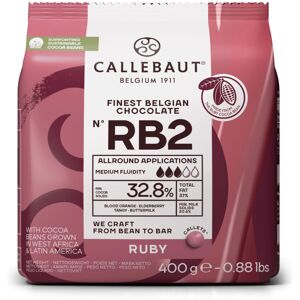 Callebaut Ruby Chocolate Callets RB2 400g Intense Fruity Pink Chocolate 32.8 Callebaut Ruby Chocolate Callets RB2 400g Intense Fruity Pink Chocolate 32.8