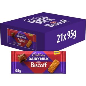 Cadbury Dairy Milk Lotus Biscoff Chocolate Bar 95g x 21 Bars Cadbury Dairy Milk Lotus Biscoff Chocolate Bar 95g x 21 Bars