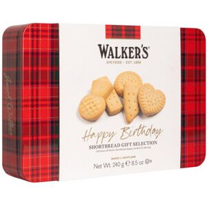 Walkers Walker's Shortbread Happy Birthday Shortbread Assortment Tin, Traditional Pure B Walkers Walker's Shortbread Happy Birthday Shortbread Assortment Tin, Traditional Pure B