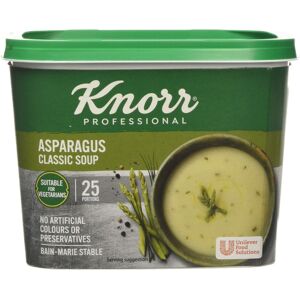 Knorr Classic Asparagus Soup Mix, 25 Portions (Makes 4.25L), 39736801 Knorr Classic Asparagus Soup Mix, 25 Portions (Makes 4.25L), 39736801