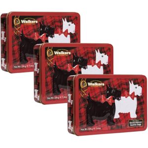 Walkers Shortbread Rocking Scottie Keepsake Tin, 220g (Pack of 3) Walkers Shortbread Rocking Scottie Keepsake Tin, 220g (Pack of 3)
