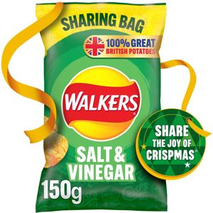 Walkers Crisps Salt & Vinegar 150g (Pack of 6) Walkers Crisps Salt & Vinegar 150g (Pack of 6)