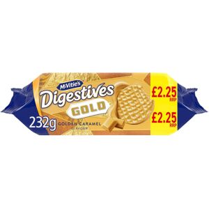 McVities McVitie'sGold Digestive Biscuit 232g (Pack of 12) McVities McVitie'sGold Digestive Biscuit 232g (Pack of 12)