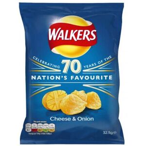 Walkers Crisps Cheese & Onion 32.5g (Pack of 32) Walkers Crisps Cheese & Onion 32.5g (Pack of 32)