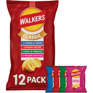 Walkers Crisps Classic Variety Multipack Crisps 12x25 g Walkers Crisps Classic Variety Multipack Crisps 12x25 g
