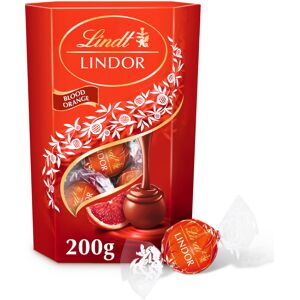 Lindt Lindor Blood Orange Milk Chocolate Truffles Box - Approx 16 balls, 200g - Lindt Lindor Blood Orange Milk Chocolate Truffles Box - Approx 16 balls, 200g -
