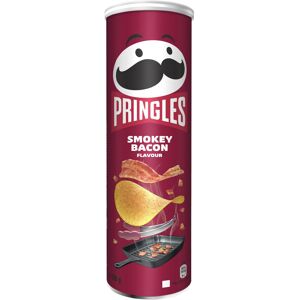 Pringles Smokey Bacon Flavour Crisps 185g, Packaging May Vary Pringles Smokey Bacon Flavour Crisps 185g, Packaging May Vary
