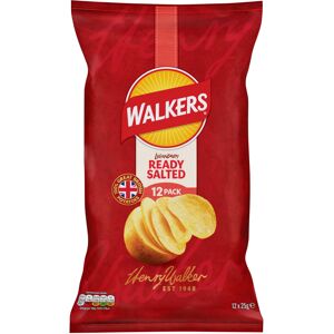 Walkers Ready Salted Multipack Crisps, 12 x 25g Walkers Ready Salted Multipack Crisps, 12 x 25g