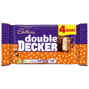 Cadbury Double Decker Chocolate Bar Multipack 4x437g 1748g Cadbury Double Decker Chocolate Bar Multipack 4x437g 1748g