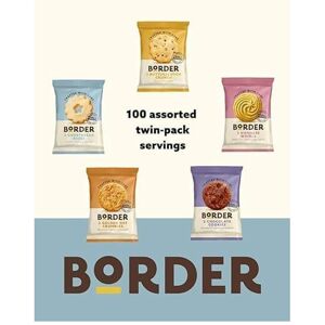 Border Biscuits Mini Selection Box, 100 Packs, 5 Varieties, Luxury Border Biscuits Mini Selection Box, 100 Packs, 5 Varieties, Luxury