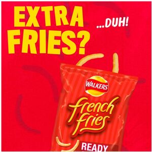 Walkers French Fries Ready Salted Multipack Snacks Crisps 6x18g Walkers French Fries Ready Salted Multipack Snacks Crisps 6x18g