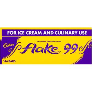 Cadbury Flake 99 Milk Chocolate Bars Perfect for Ice Creams Baking and Culi Cadbury Flake 99 Milk Chocolate Bars Perfect for Ice Creams Baking and Culi