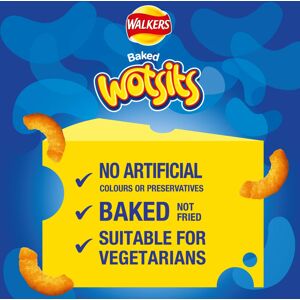 Walkers Wotsits Really Cheesy Multipack Snacks Crisps 12x165g Walkers Wotsits Really Cheesy Multipack Snacks Crisps 12x165g