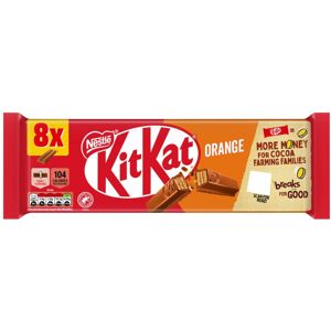 KitKat 2 Finger Orange Chocolate Biscuit Bars – 8 Pack (8 x 20.7 g) Crunchy Wa KitKat 2 Finger Orange Chocolate Biscuit Bars – 8 Pack (8 x 20.7 g) Crunchy Wa