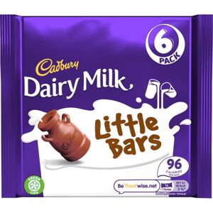 Cadbury Dairy Milk Little Bars, 6 x 18g Cadbury Dairy Milk Little Bars, 6 x 18g