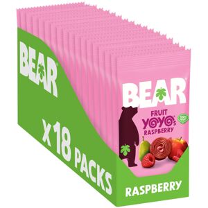 BEAR Raspberry Yoyos - Dried Fruit Rolls - Healthy - Vegan - 20g (18 Packs) BEAR Raspberry Yoyos - Dried Fruit Rolls - Healthy - Vegan - 20g (18 Packs)