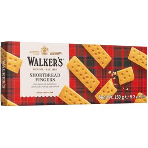 Walkers Walker's Shortbread Fingers, Traditional Pure Butter Scottish Recipe, 150g (Pack Walkers Walker's Shortbread Fingers, Traditional Pure Butter Scottish Recipe, 150g (Pack