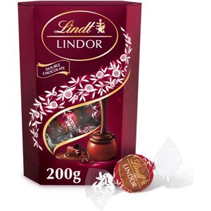 Lindt Lindor Double Chocolate Truffles – 200g Box (Approx. 16 Balls) Lindt Lindor Double Chocolate Truffles – 200g Box (Approx. 16 Balls)