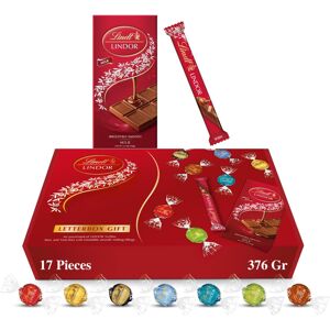 Lindt Letterbox Chocolate Hamper - 376g (17-Piece Set) - Assorted Chocolate Bars Lindt Letterbox Chocolate Hamper - 376g (17-Piece Set) - Assorted Chocolate Bars