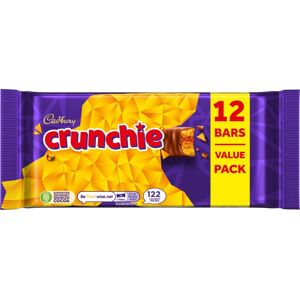 Cadbury Crunchie Chocolate Bar Multipack, 12 Bar Value Pack, 12 x 26.1 g (Pack o Cadbury Crunchie Chocolate Bar Multipack, 12 Bar Value Pack, 12 x 26.1 g (Pack o
