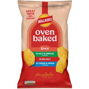 Walkers Oven Baked Variety Pack Crisps 6 x Walkers Oven Baked Variety Pack Crisps 6 x