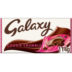Galaxy Cookie Crumble Smooth Milk Chocolate Bar 114g – Creamy Milk Galaxy Cookie Crumble Smooth Milk Chocolate Bar 114g – Creamy Milk